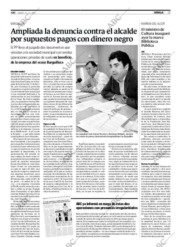 ABC SEVILLA 24-11-2007 página 25