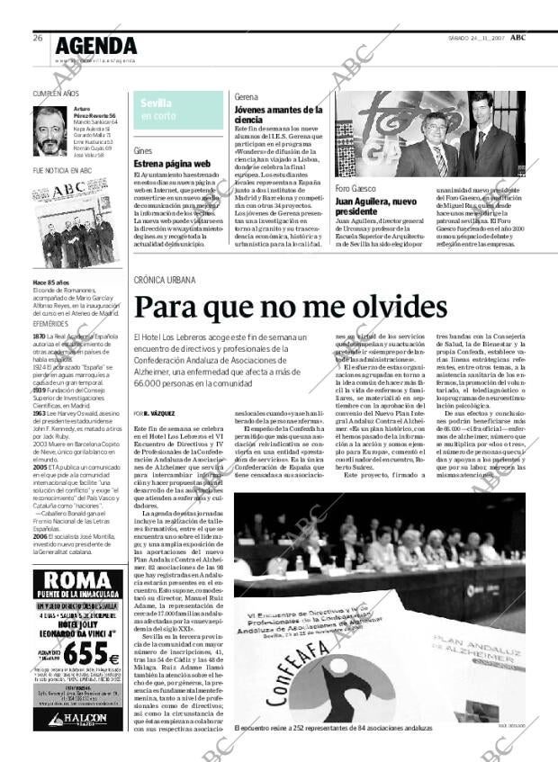 ABC SEVILLA 24-11-2007 página 26