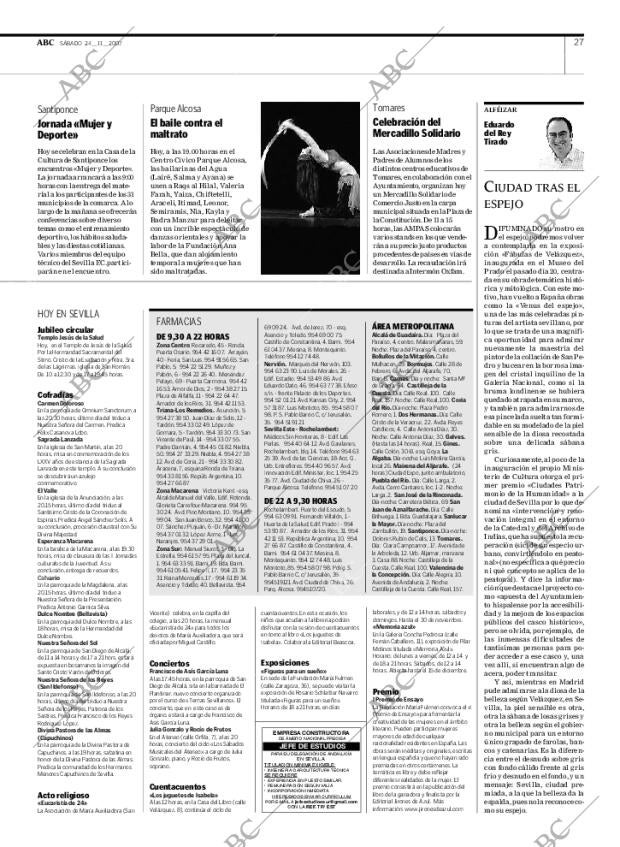 ABC SEVILLA 24-11-2007 página 27