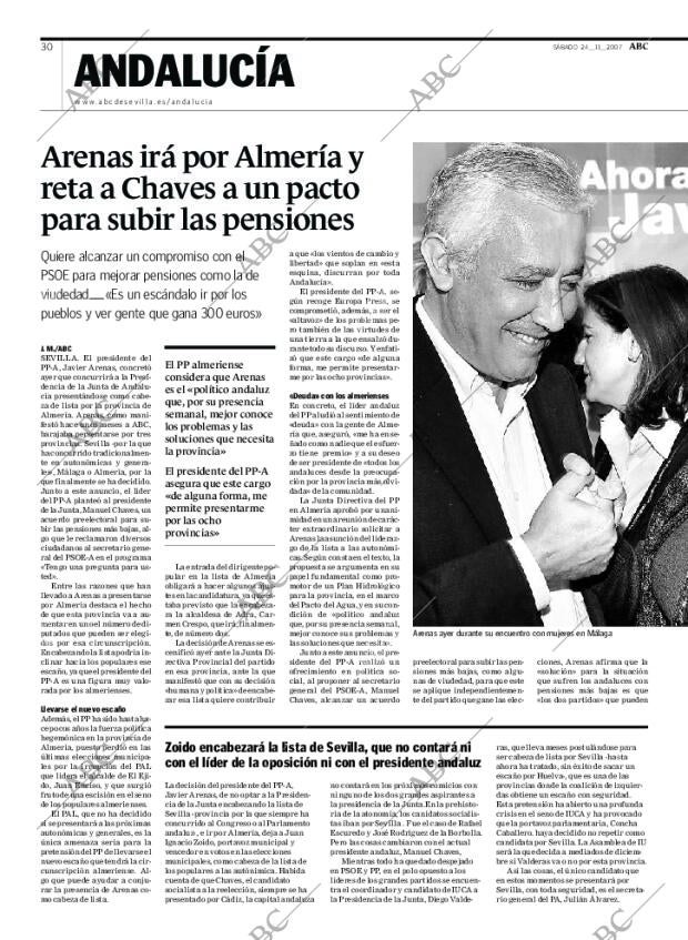 ABC SEVILLA 24-11-2007 página 30