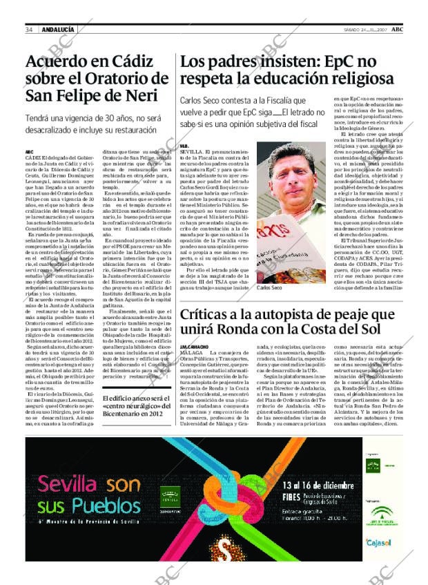 ABC SEVILLA 24-11-2007 página 34