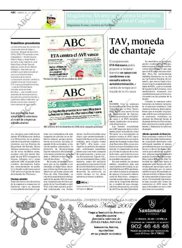 ABC SEVILLA 24-11-2007 página 37