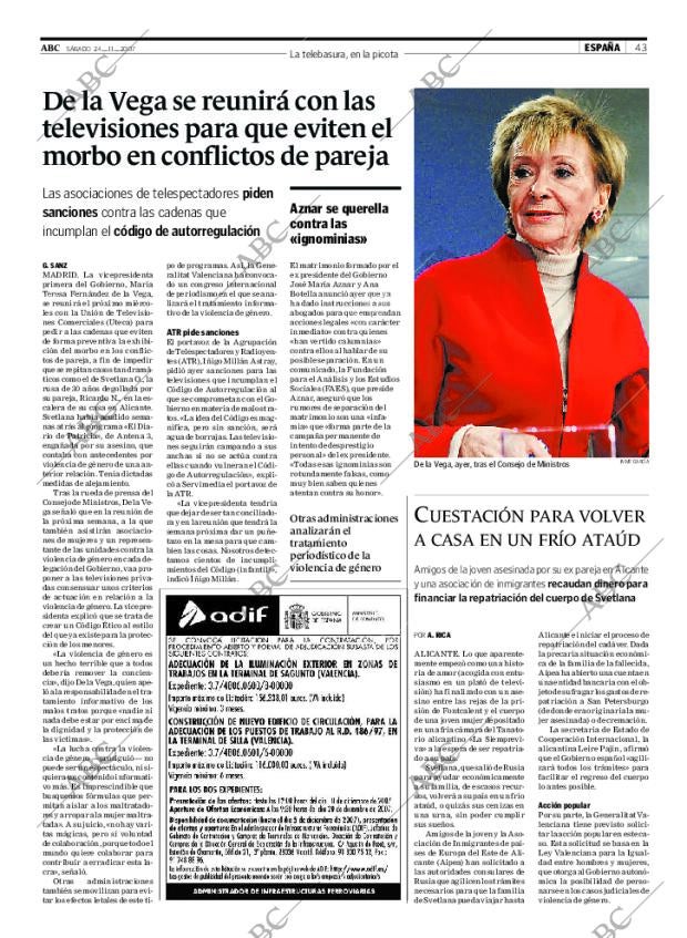 ABC SEVILLA 24-11-2007 página 43
