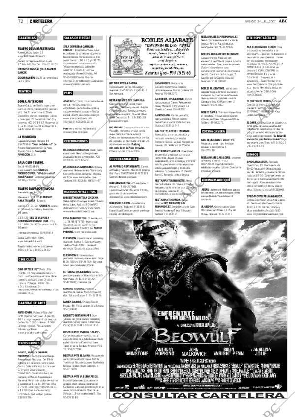 ABC SEVILLA 24-11-2007 página 84