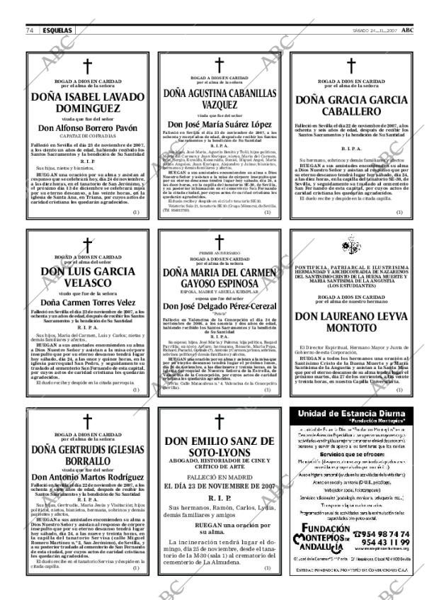 ABC SEVILLA 24-11-2007 página 86