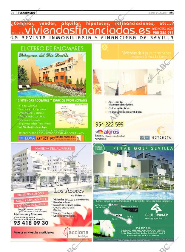 ABC SEVILLA 24-11-2007 página 88