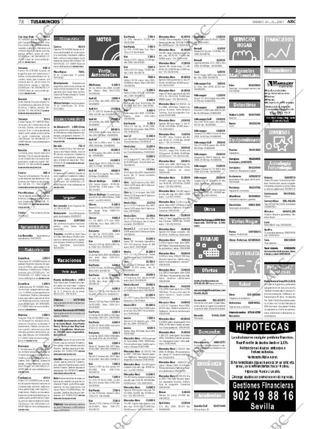 ABC SEVILLA 24-11-2007 página 90