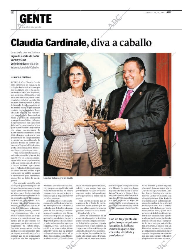 ABC MADRID 25-11-2007 página 112