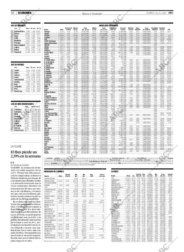 ABC MADRID 25-11-2007 página 58