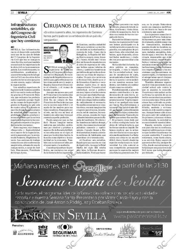ABC SEVILLA 26-11-2007 página 22