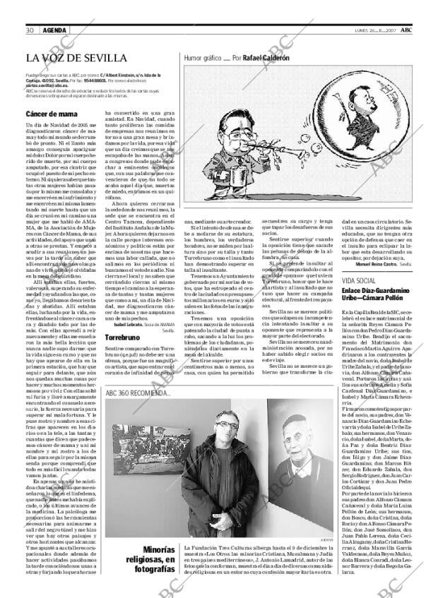 ABC SEVILLA 26-11-2007 página 30