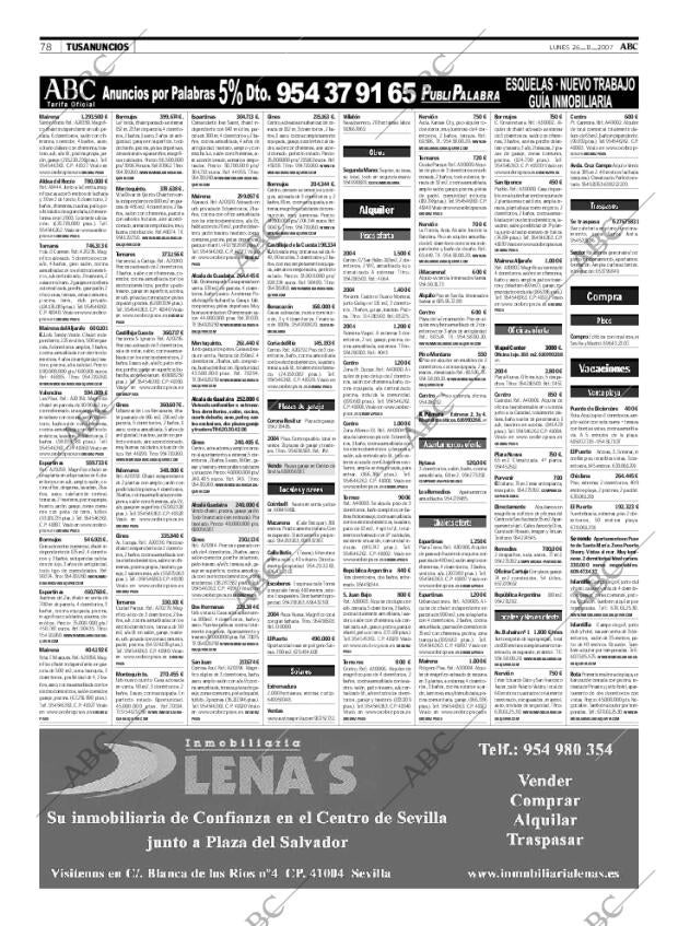 ABC SEVILLA 26-11-2007 página 78