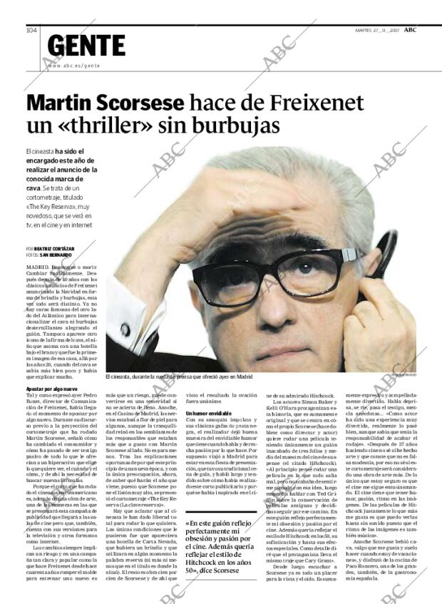 ABC MADRID 27-11-2007 página 104