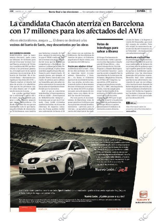 ABC MADRID 27-11-2007 página 15
