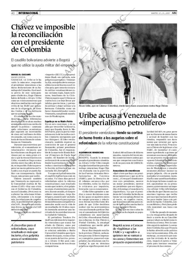 ABC MADRID 27-11-2007 página 40