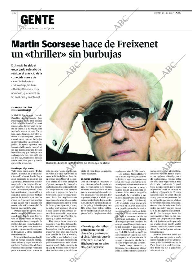 ABC SEVILLA 27-11-2007 página 106