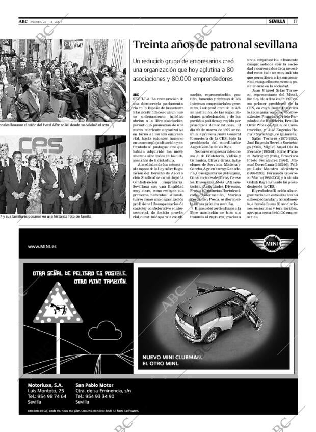 ABC SEVILLA 27-11-2007 página 17