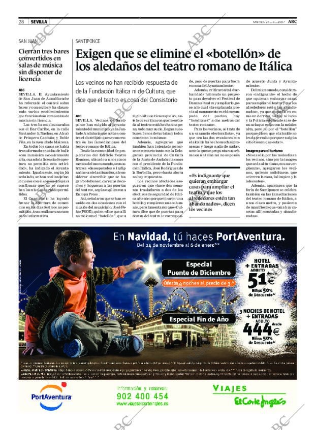 ABC SEVILLA 27-11-2007 página 28