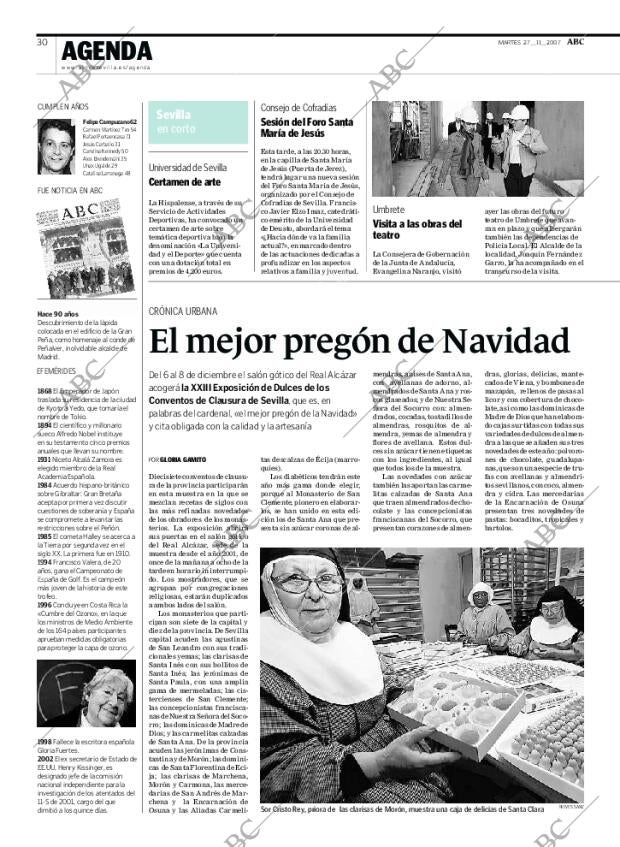 ABC SEVILLA 27-11-2007 página 30