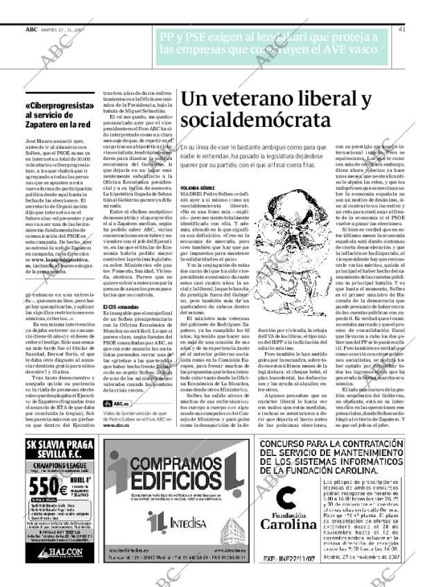 ABC SEVILLA 27-11-2007 página 41