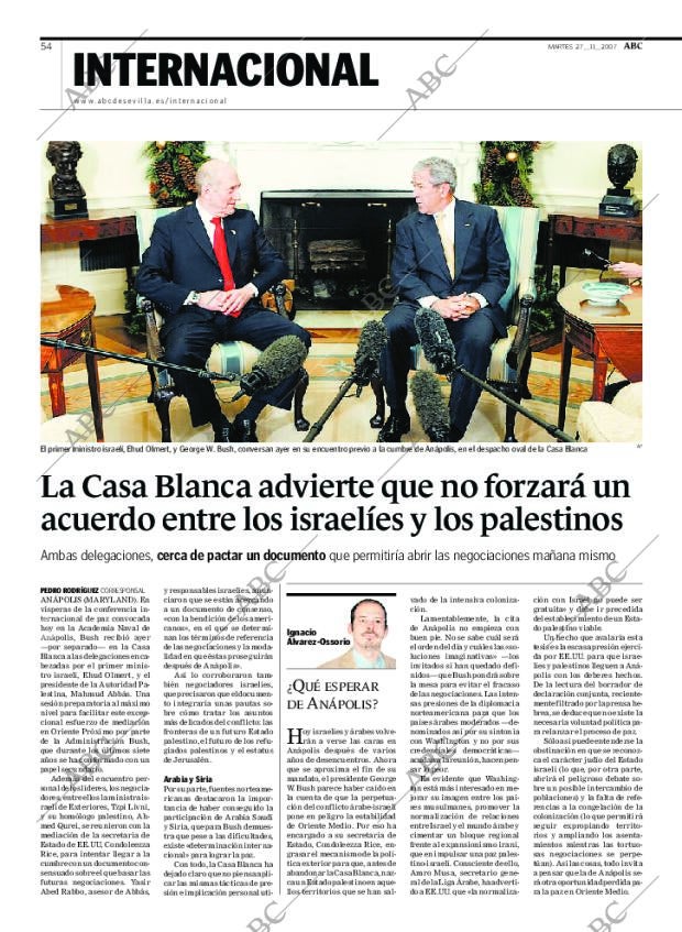 ABC SEVILLA 27-11-2007 página 54