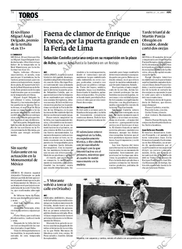 ABC SEVILLA 27-11-2007 página 74