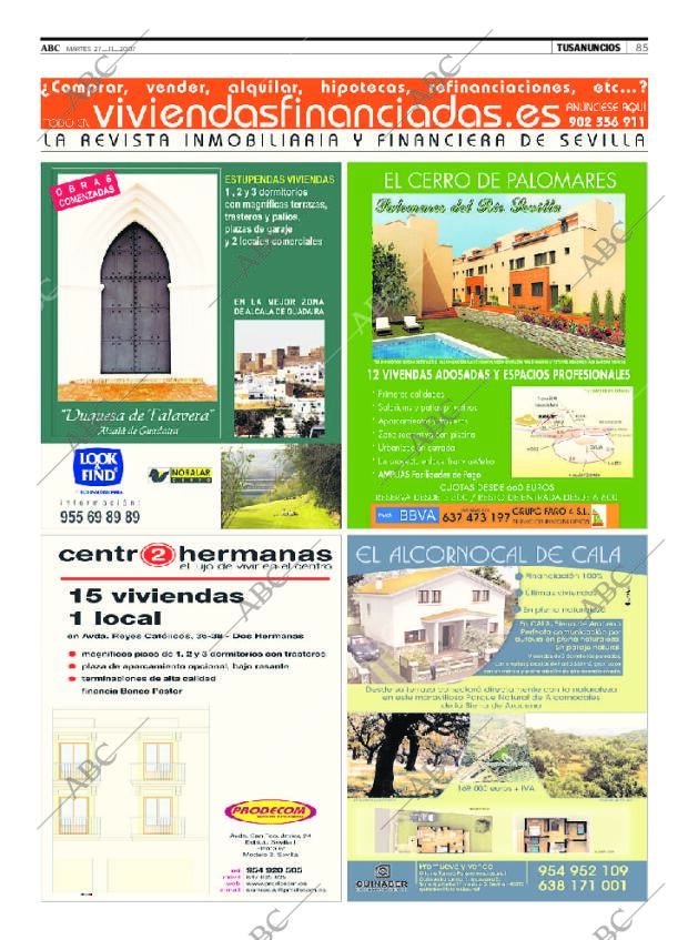 ABC SEVILLA 27-11-2007 página 85