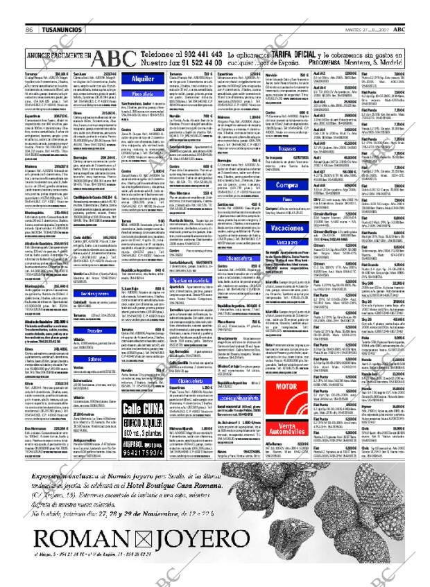 ABC SEVILLA 27-11-2007 página 86