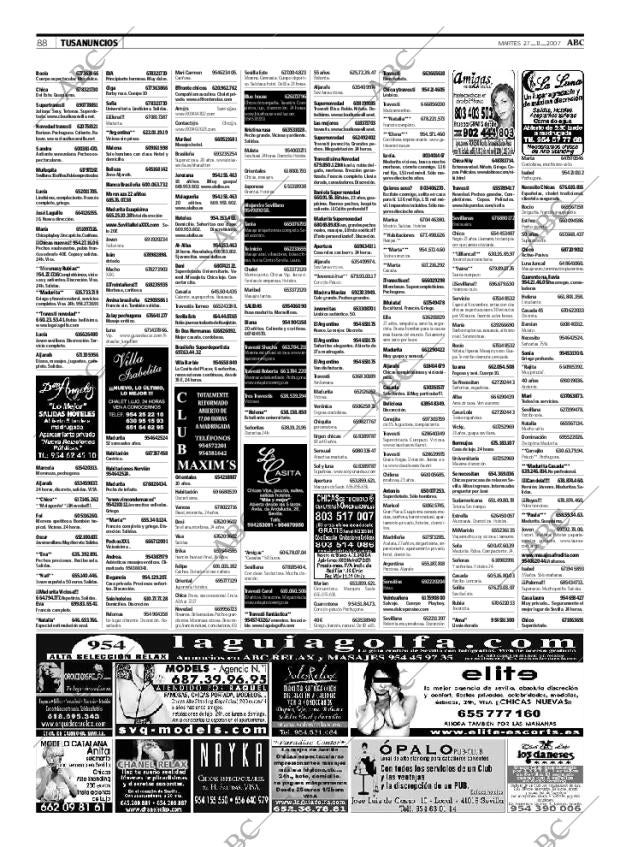 ABC SEVILLA 27-11-2007 página 88