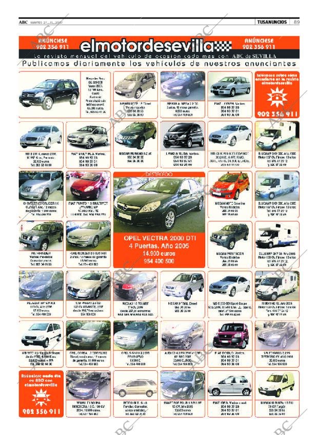 ABC SEVILLA 27-11-2007 página 89