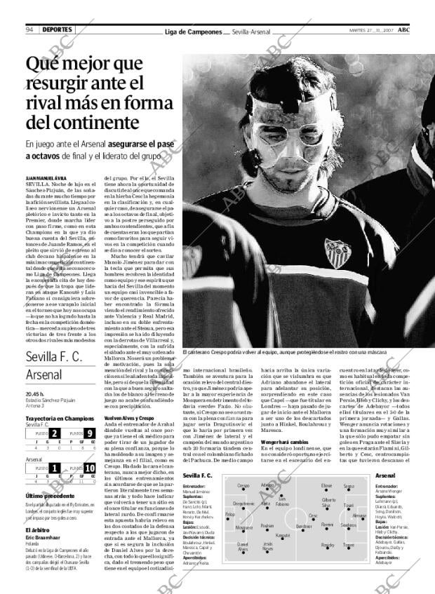 ABC SEVILLA 27-11-2007 página 94