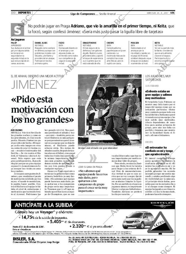ABC SEVILLA 28-11-2007 página 100