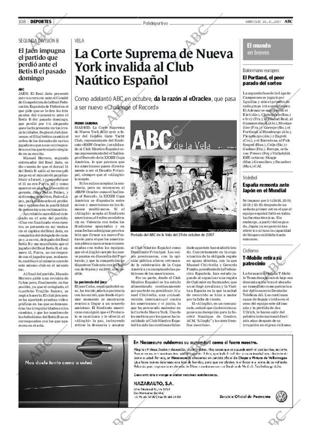 ABC SEVILLA 28-11-2007 página 108