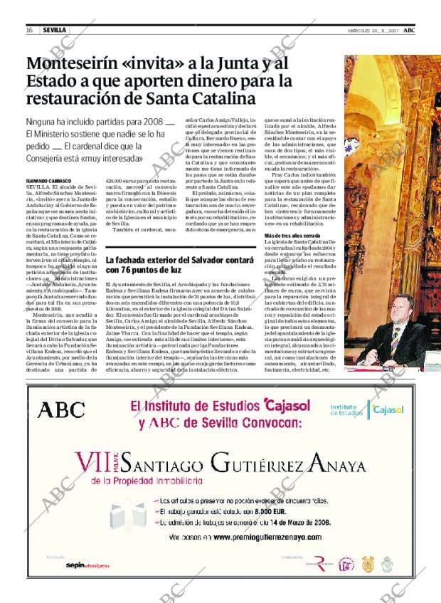 ABC SEVILLA 28-11-2007 página 16