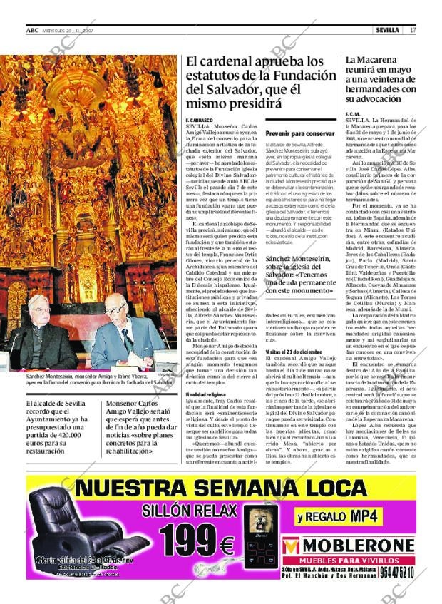 ABC SEVILLA 28-11-2007 página 17