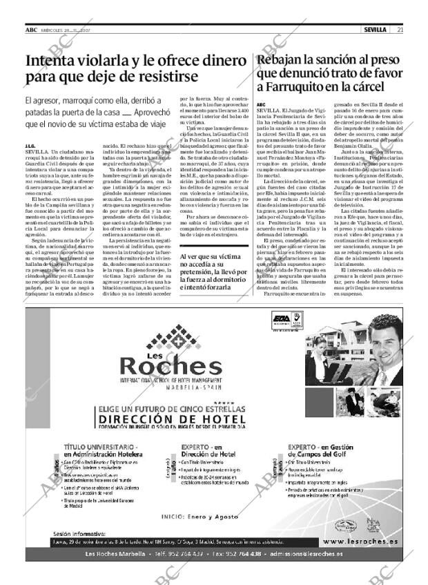 ABC SEVILLA 28-11-2007 página 21