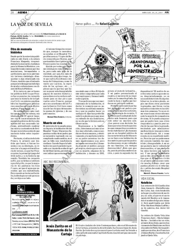 ABC SEVILLA 28-11-2007 página 28
