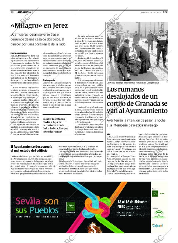 ABC SEVILLA 28-11-2007 página 38