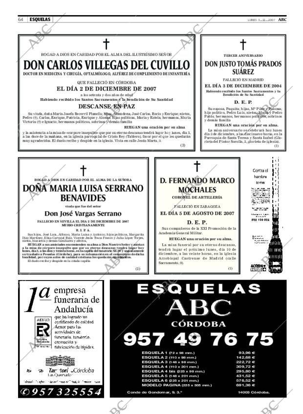 ABC CORDOBA 03-12-2007 página 64