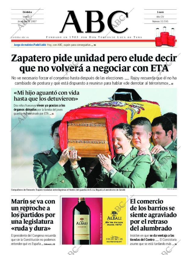 ABC CORDOBA 07-12-2007 página 1