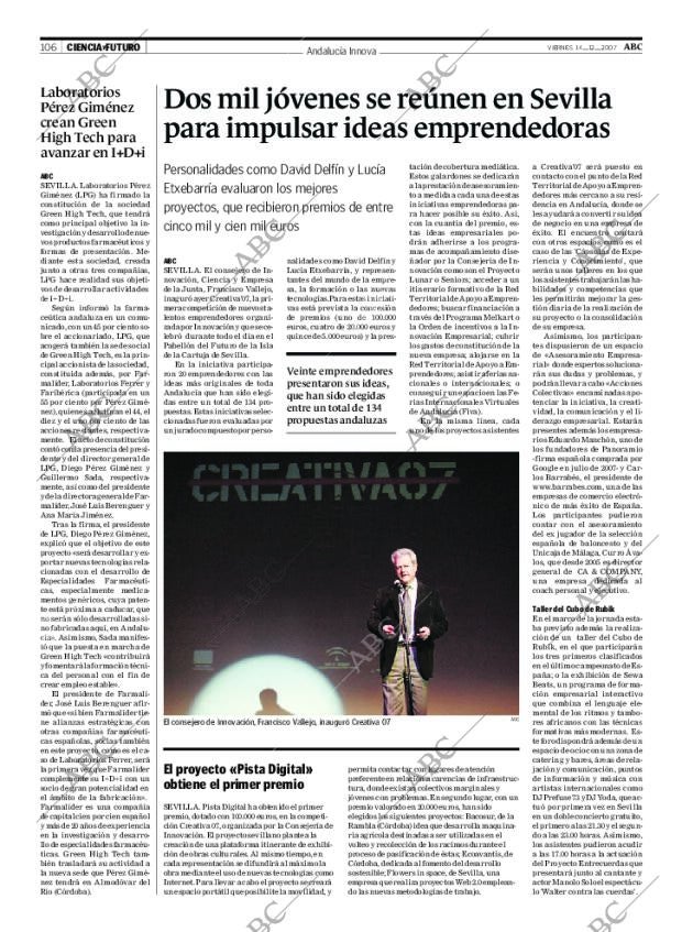 ABC SEVILLA 14-12-2007 página 106