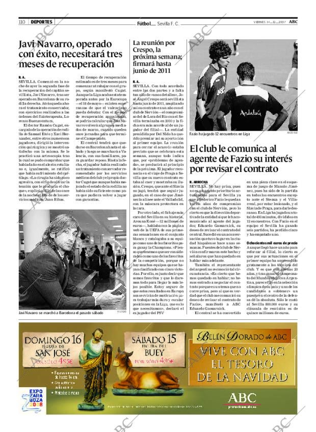 ABC SEVILLA 14-12-2007 página 110