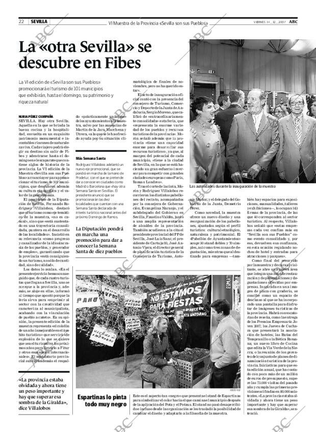 ABC SEVILLA 14-12-2007 página 22