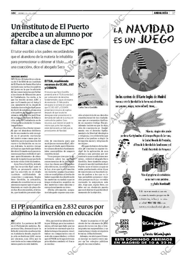 ABC SEVILLA 14-12-2007 página 37