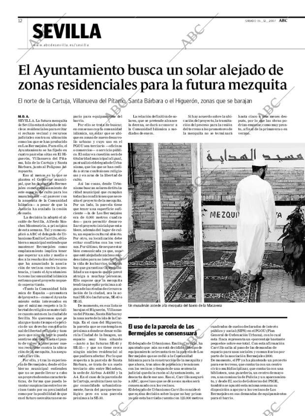 ABC SEVILLA 15-12-2007 página 12