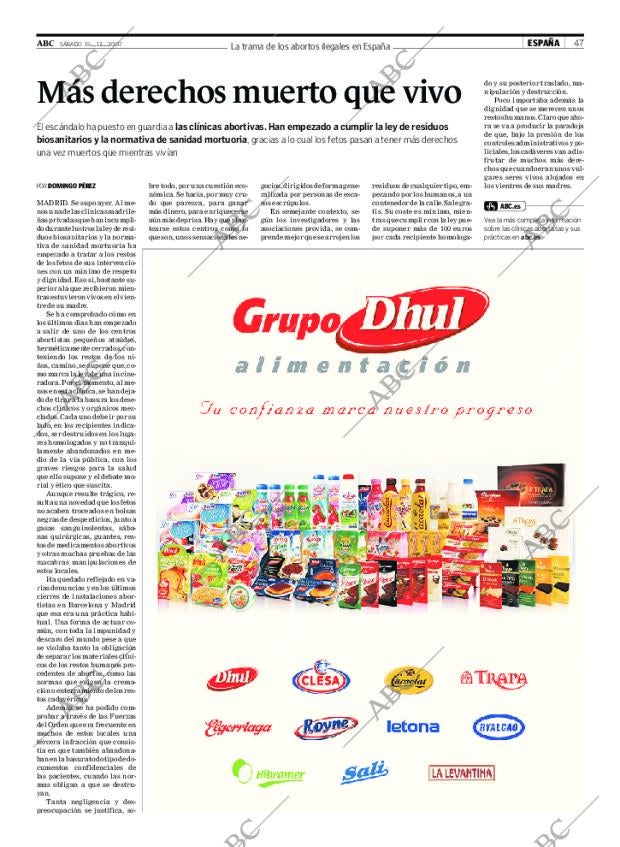 ABC SEVILLA 15-12-2007 página 47