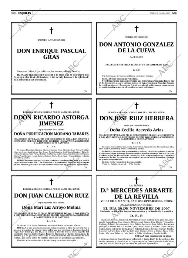 ABC SEVILLA 16-12-2007 página 100