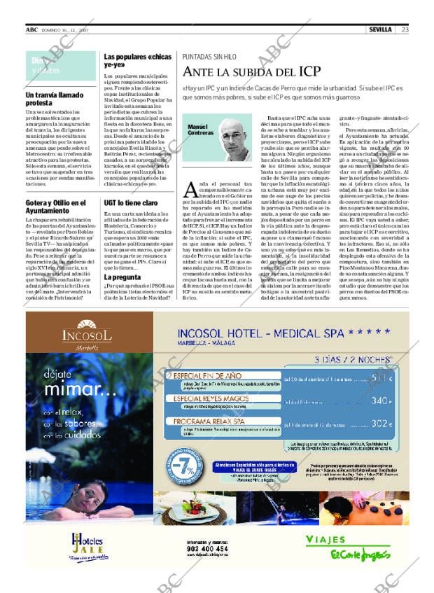 ABC SEVILLA 16-12-2007 página 23