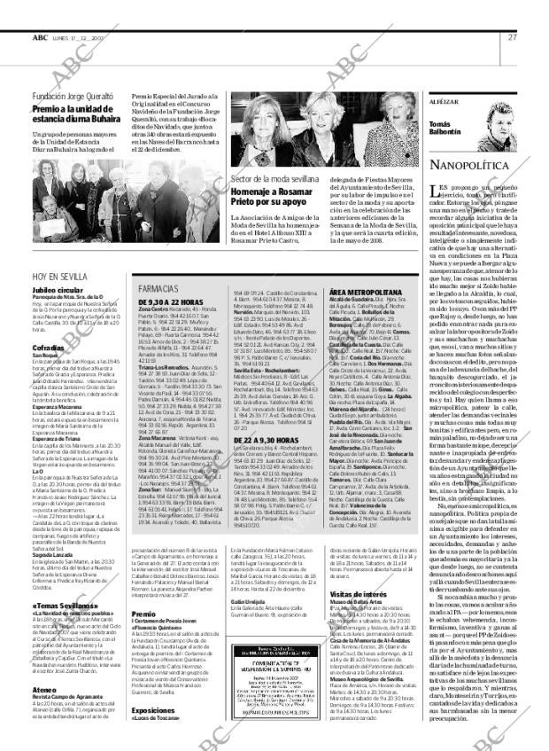 ABC SEVILLA 17-12-2007 página 27