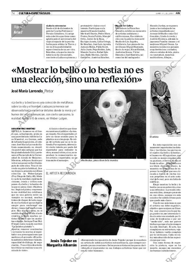ABC SEVILLA 17-12-2007 página 74